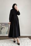 Pensli Double Elbise Siyah
