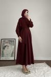 Pensli Double Elbise Bordo