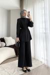 Lina Pantolonlu Takım Siyah