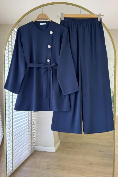 Carol Pantolonlu Takım Lacivert