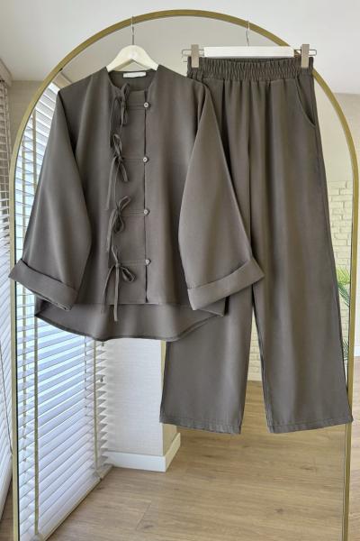 Milano Pantolonlu Takım Haki