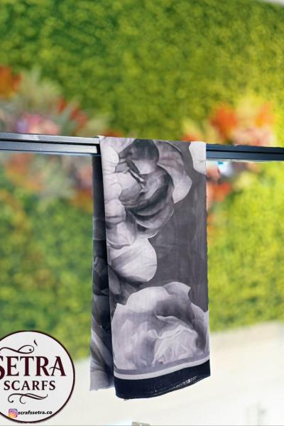 Hanzade Şal (B) Siyah Gri