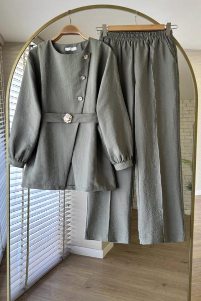 Cupra Pantolonlu Takım Haki