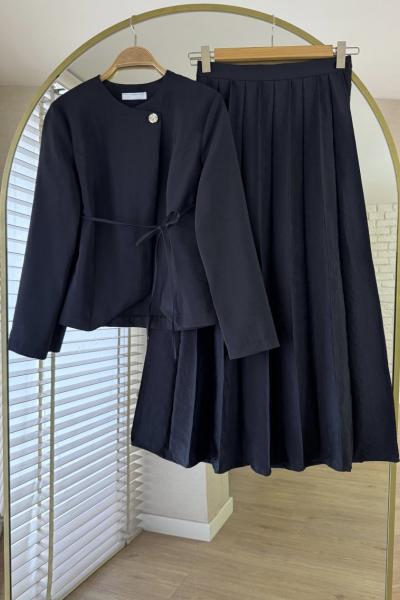 Faye Etekli Takım Siyah