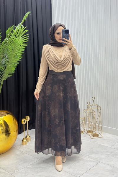 Degaje Yaka Sandy Bluz Bej