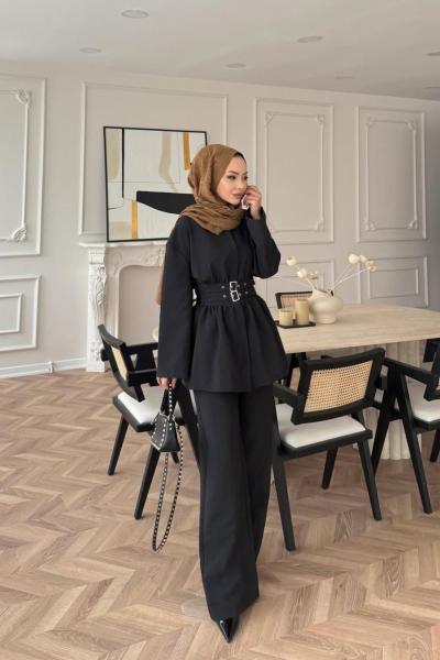 Efil İkili Takım Siyah