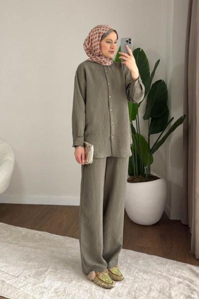 Armürlü Modal Takım Haki