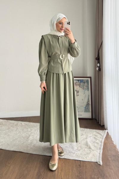 Plane Etekli Takım Yeşil