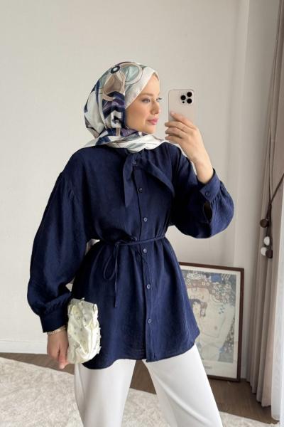 Twig Gömlek Lacivert