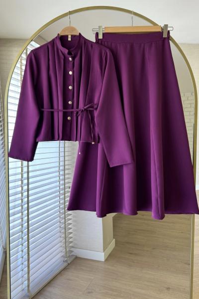 Berry Etekli Takım Mürdüm