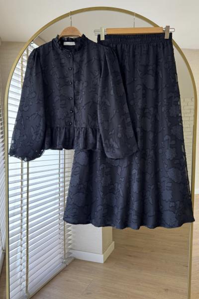 Pimenta Etekli Takım Siyah