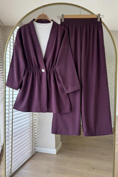 Mary İkili Takım Mürdüm