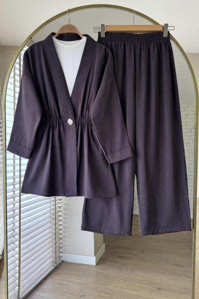 Mary İkili Takım Kahverengi