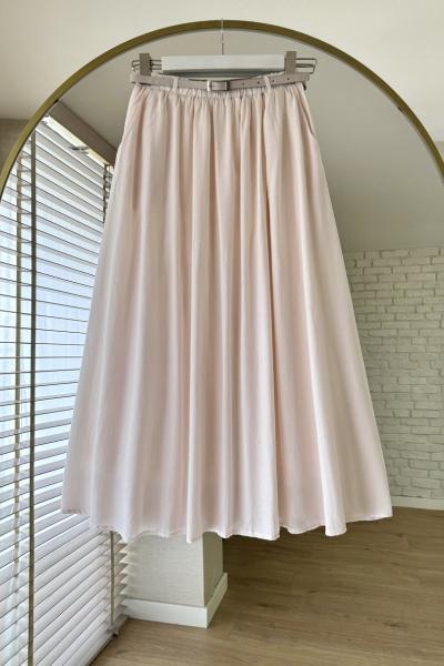 Kemerli Vual Etek Krem