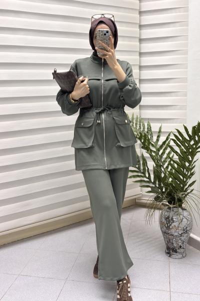 Körük Cepli Modal Takım Haki