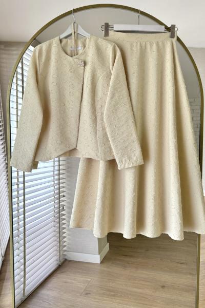 Jasmine Etekli Takım Sarı