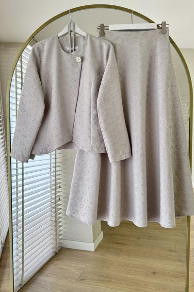 Jasmine Etekli Takım Bej