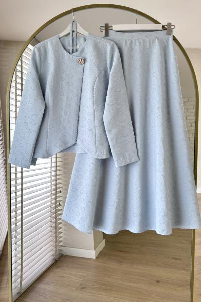 Jasmine Etekli Takım Mavi