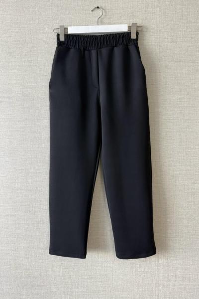 Beli Lastikli Double Pantolon Siyah