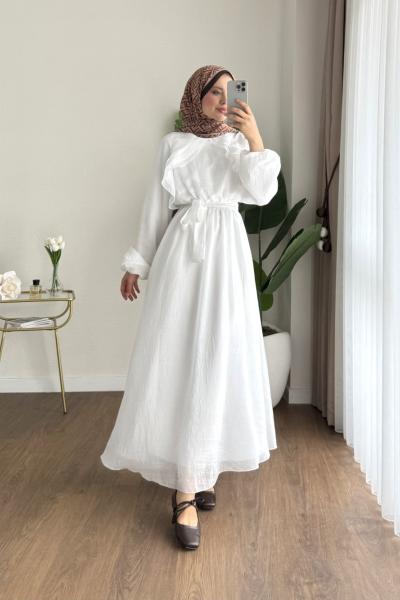 Belinda Elbise Beyaz