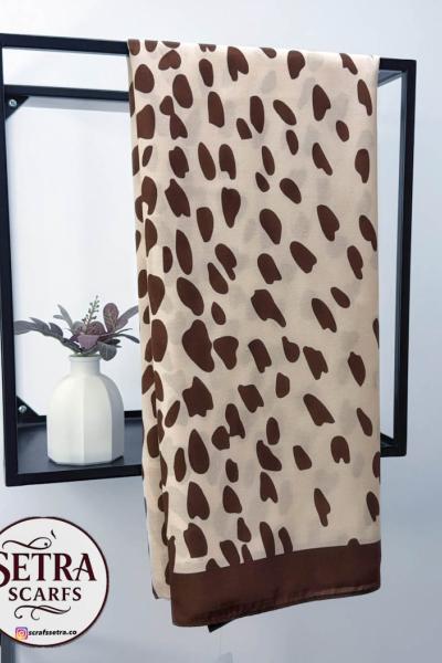 Ceylan Desenli Şal Bej - Kahverengi