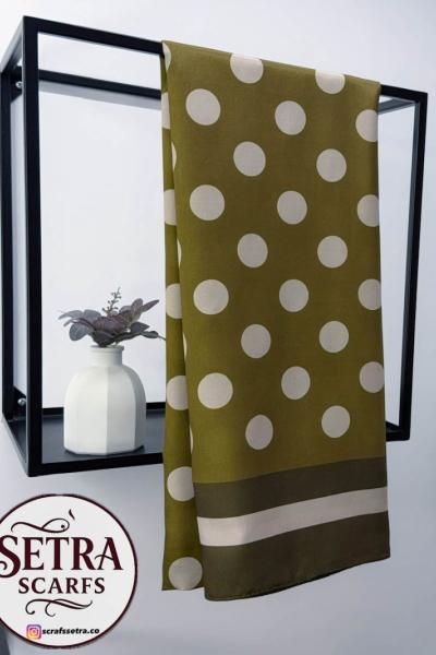 Benekli Şal Fıstık Yeşili