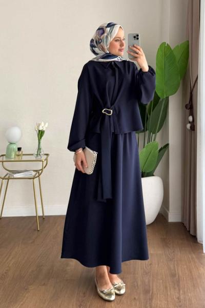 Veron Etekli Takım Lacivert