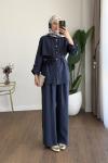 Allerli Modal Takım Lacivert