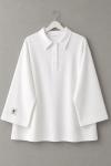 Polo Yaka Süprem Sweatshirt Ekru