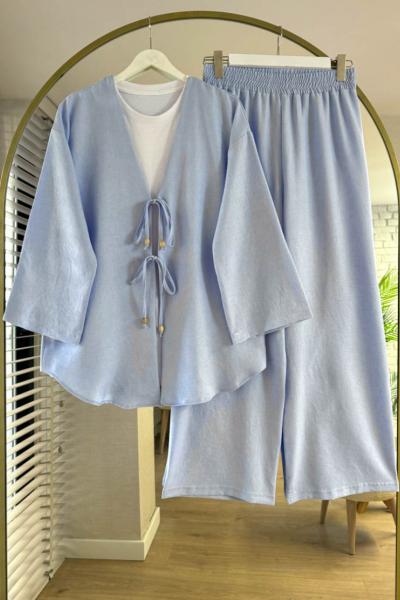 Emila İkili Takım Bebe Mavisi