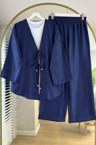 Emila İkili Takım Lacivert