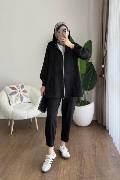 Hope İkili Modal Takım Siyah