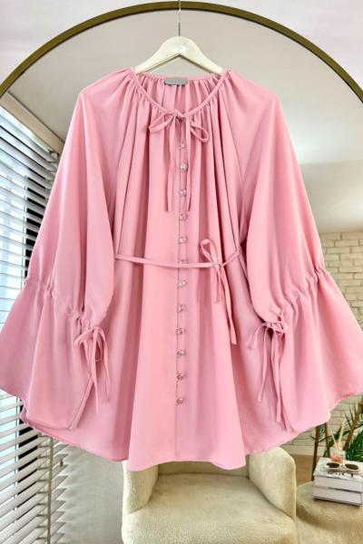 Alvin Salaş Tunik Pembe