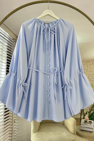 Alvin Salaş Tunik Bebe Mavisi