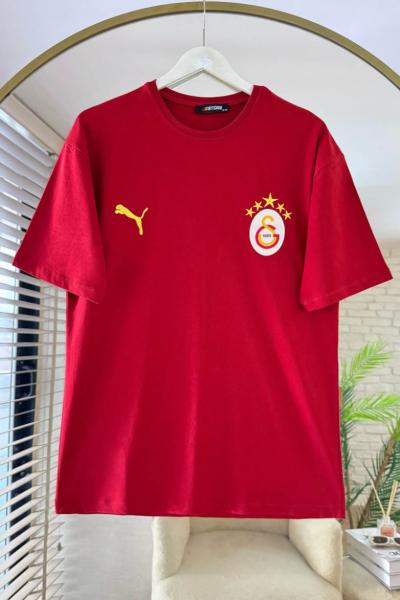 Basic Gs Taraftar Tişört Kırmızı