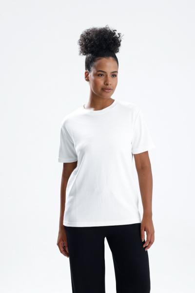 Basic Modal Tişört Beyaz