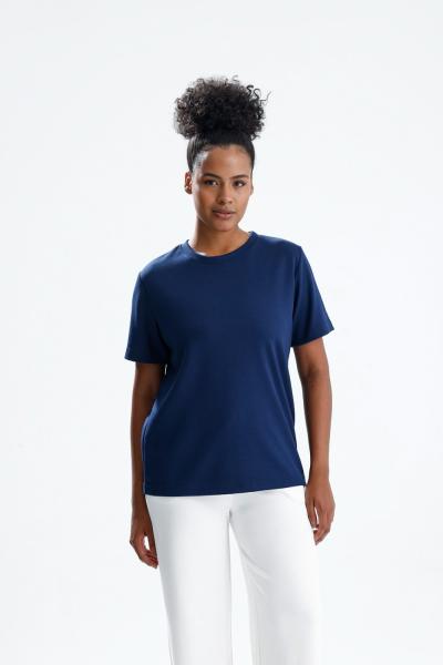 Basic Modal Tişört Lacivert