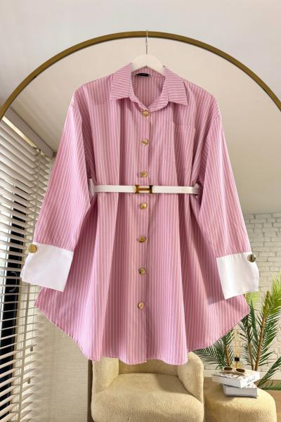 Hilda Gömlek Pembe