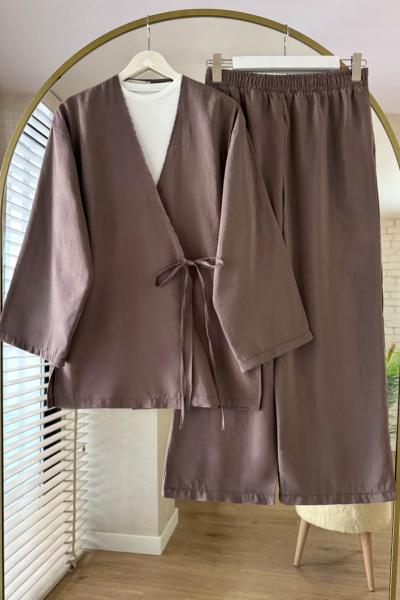 Holly İkili Takım Kahverengi