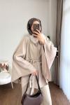 Kürk Yakalı Panço Bej