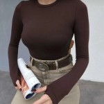 Parmak Geçmeli Body Acı Kahve