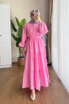 Manolya Elbise Pembe