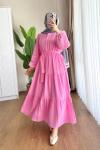 Manolya Elbise Pembe