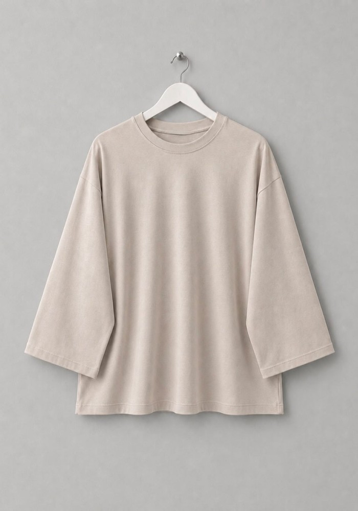 Basic Süprem Sweatshirt Bej