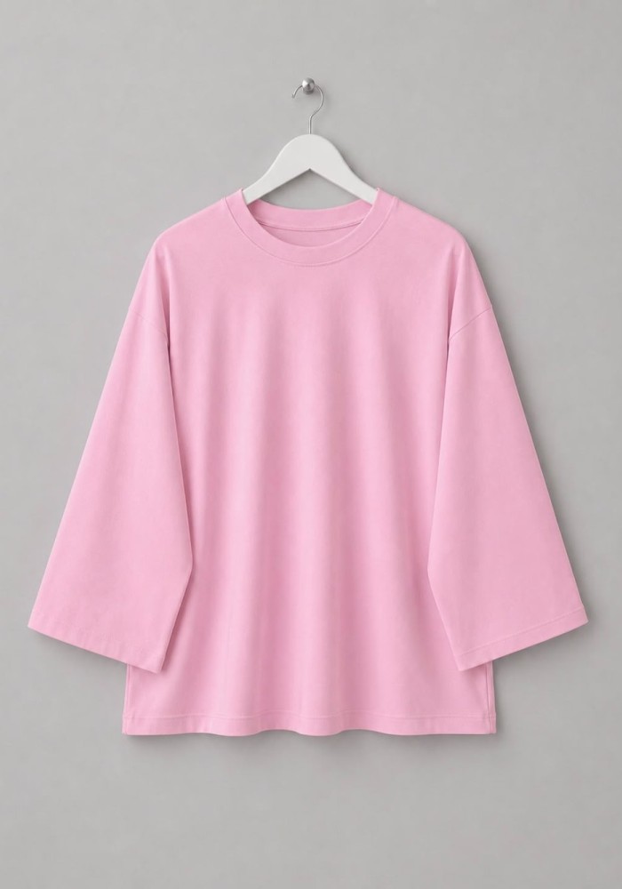 Basic Süprem Sweatshirt Pembe