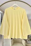 Basic Süprem Sweatshirt Sarı