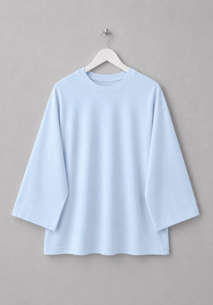 Basic Süprem Sweatshirt Bebe Mavisi