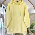 Torba Cepli Üç İplik Sweatshirt Sarı