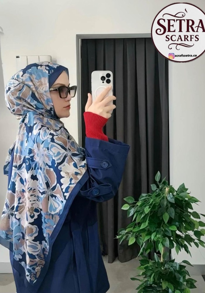 Hanzade Şal  Lacivert