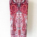 Etnik Desenli Janjan Şal (A) Bordo Bej